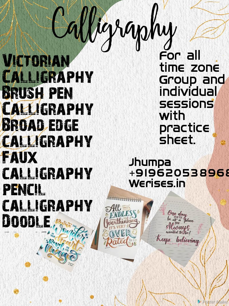 Calligraphy sessions